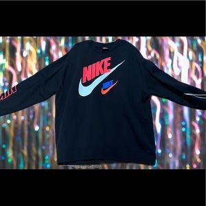 NIKE Black 2 Futura Crew Neck XL *LIKE NEW*